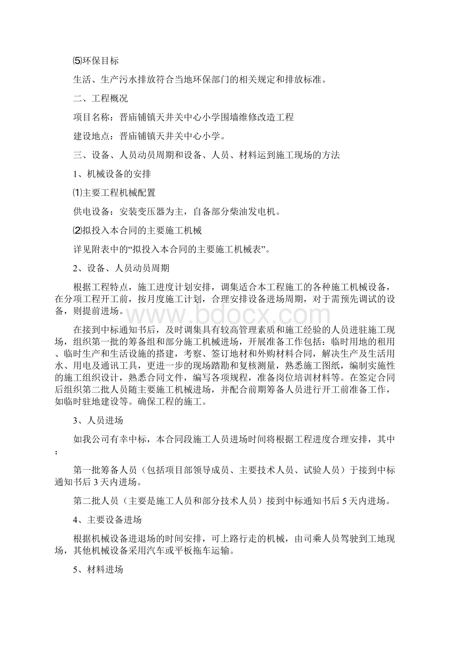 围墙工程施工组织方案完整版.docx_第2页