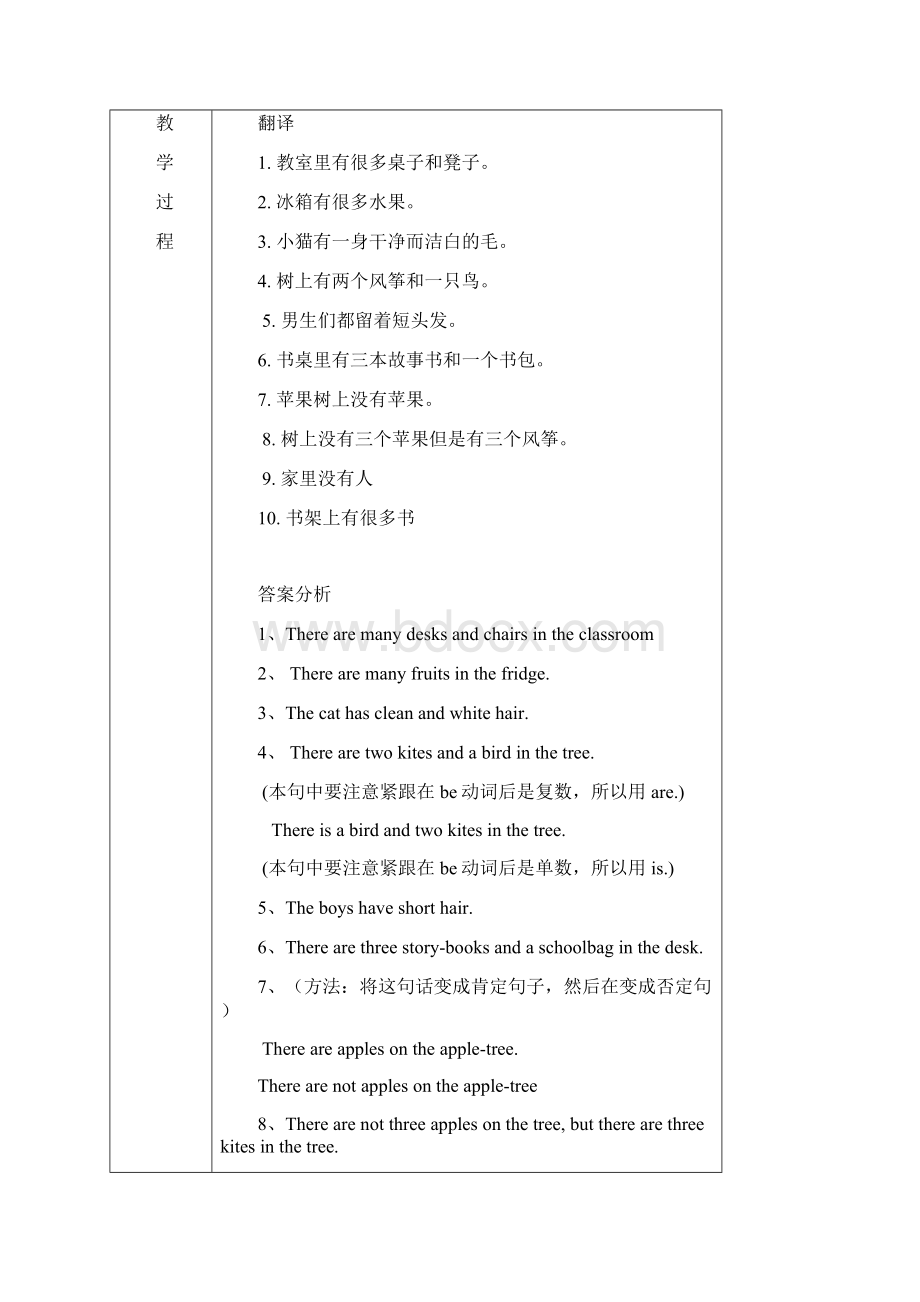 小学英语五年级上册there be句型Word文档下载推荐.docx_第2页