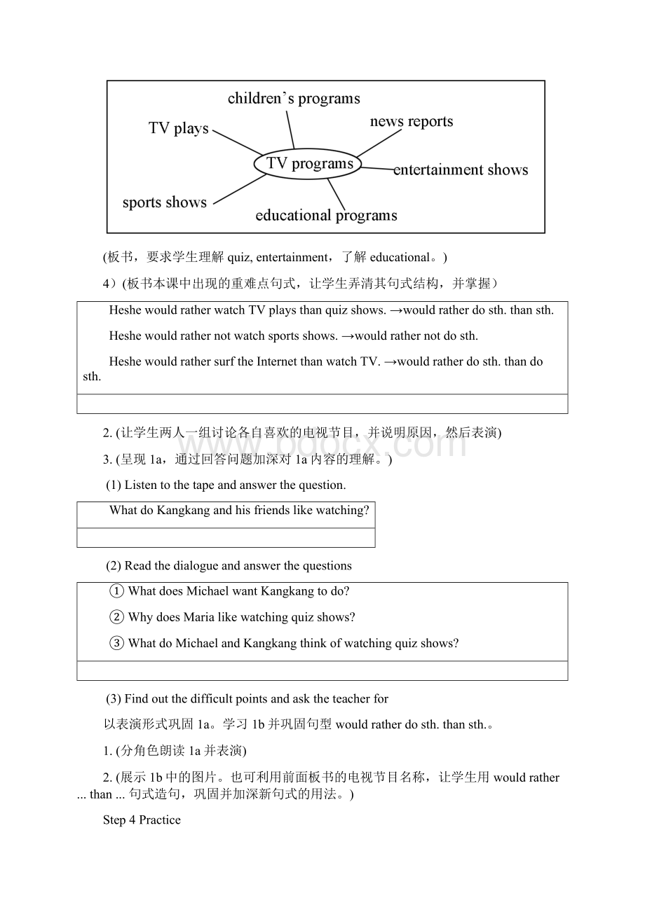 仁爱版八年级英语下册第六单元教案Word下载.docx_第2页