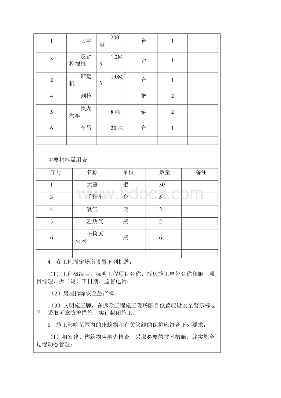 建筑房屋拆除工程施工组织设计方案Word格式文档下载.docx_第3页