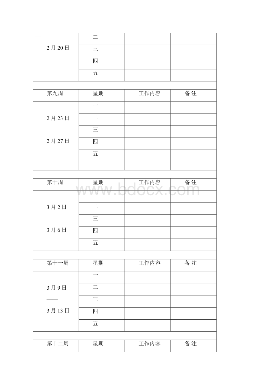 周工作日志每周文档格式.docx_第3页