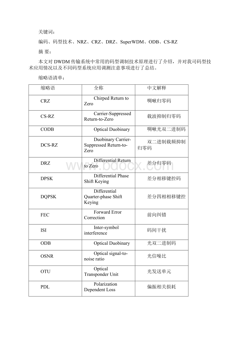 OptiX WDM 产品编码技术专题A.docx_第3页