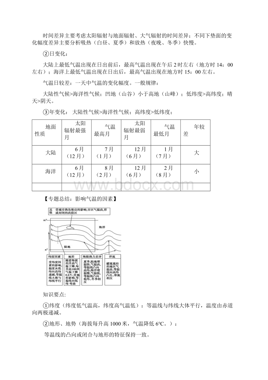 11第五讲影响气温与降水的因素.docx_第2页