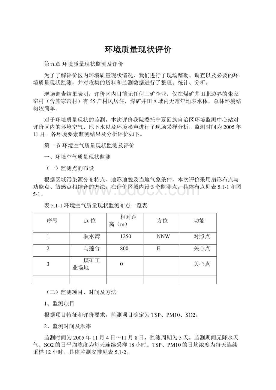 环境质量现状评价Word文档下载推荐.docx_第1页