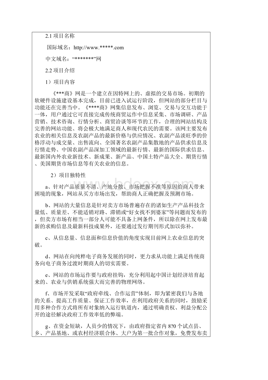 商业计划书范例某网站商业计划书.docx_第2页