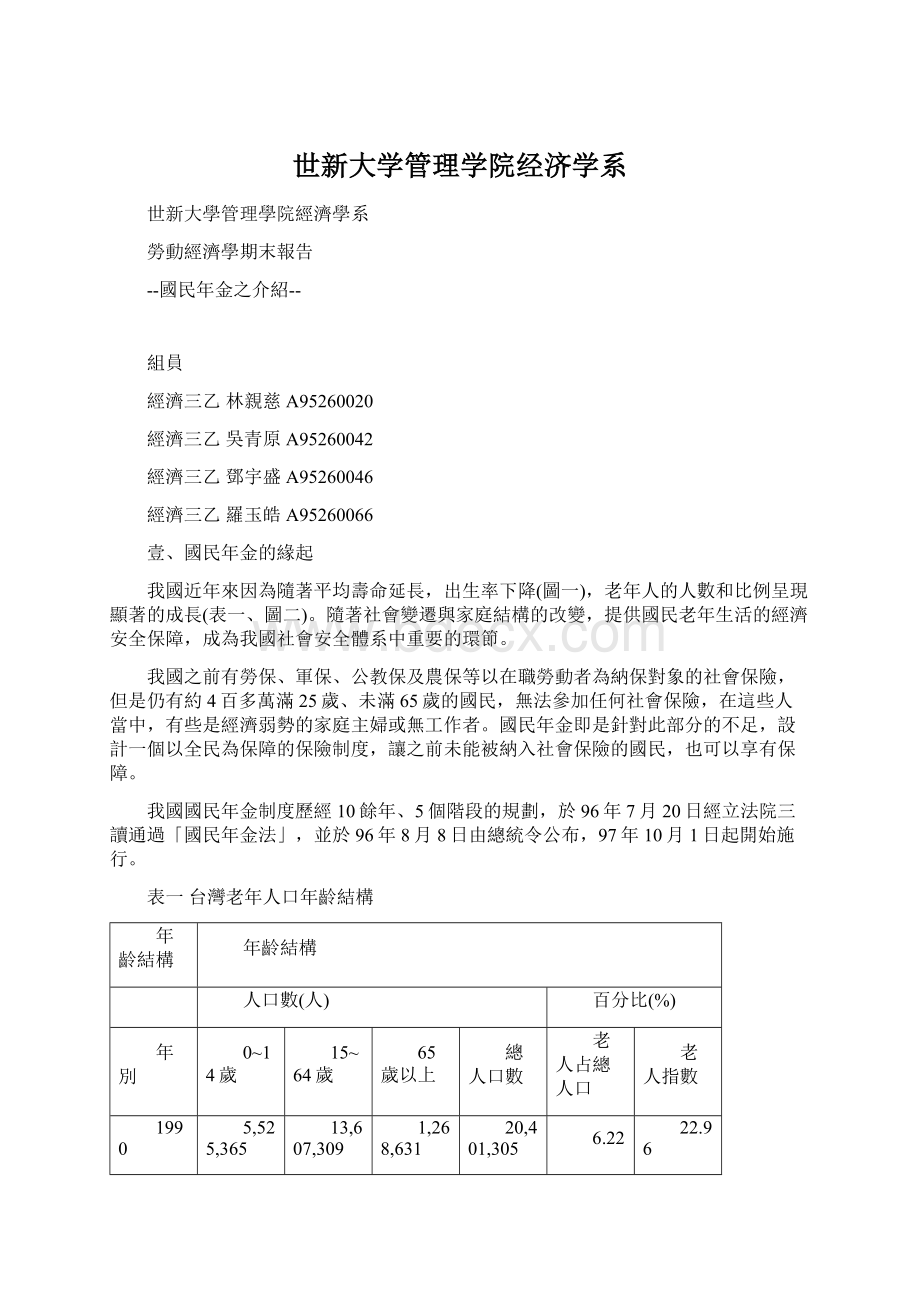 世新大学管理学院经济学系Word下载.docx