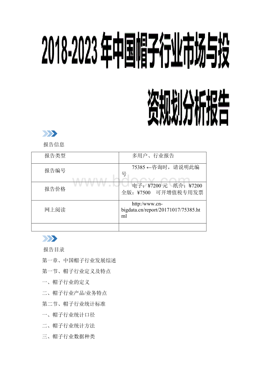 中国帽子行业市场与投资规划分析报告Word文件下载.docx_第2页