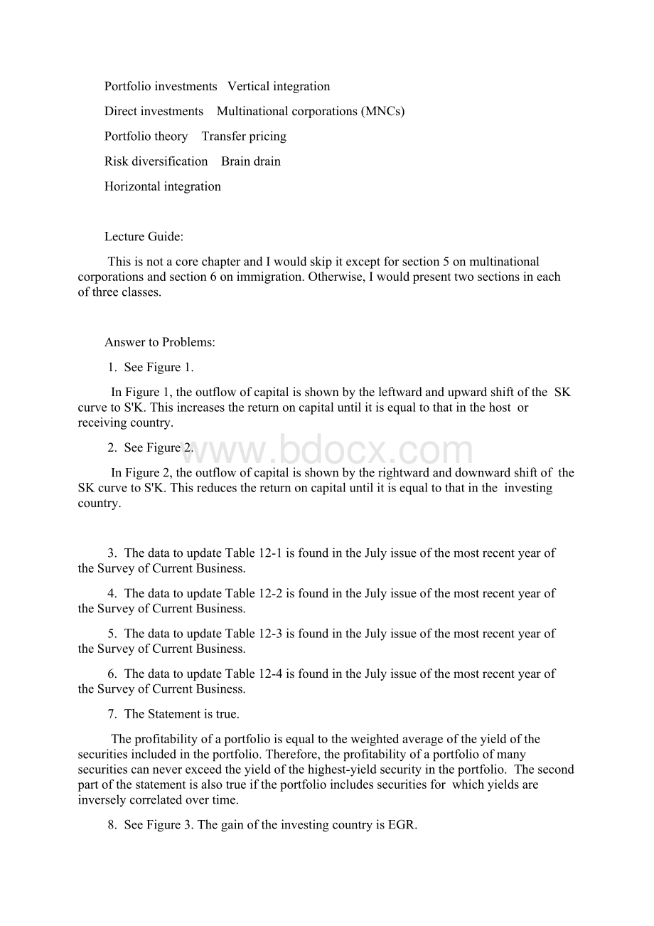 国际经济学第九版英文课后答案 第12单元Word格式文档下载.docx_第2页