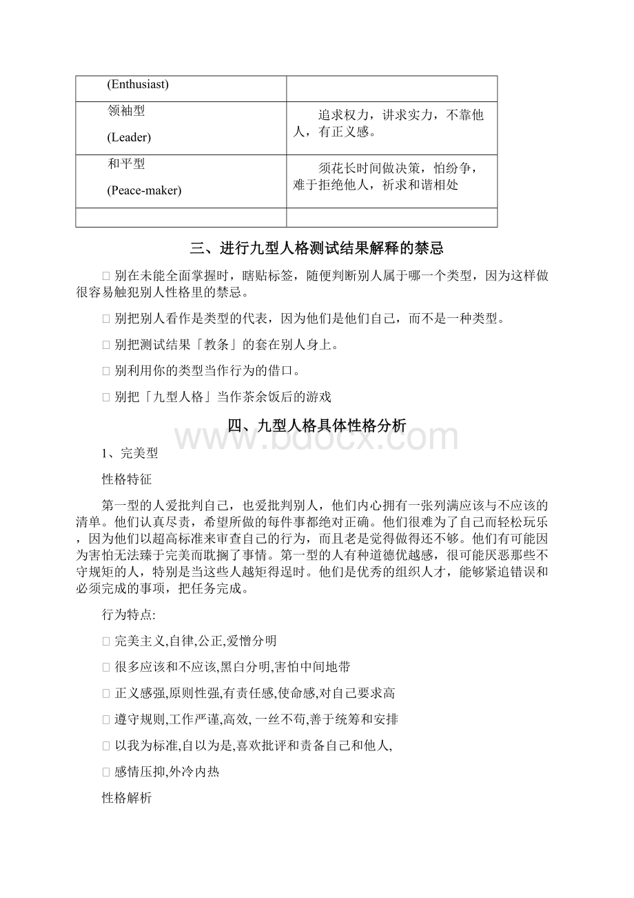 九型人格测试结果分析与解释精品文档.docx_第2页