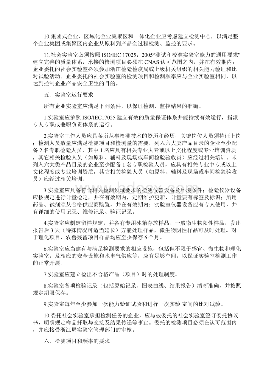 浙江出口食品生产企业实验室建设指导意见docWord格式.docx_第3页