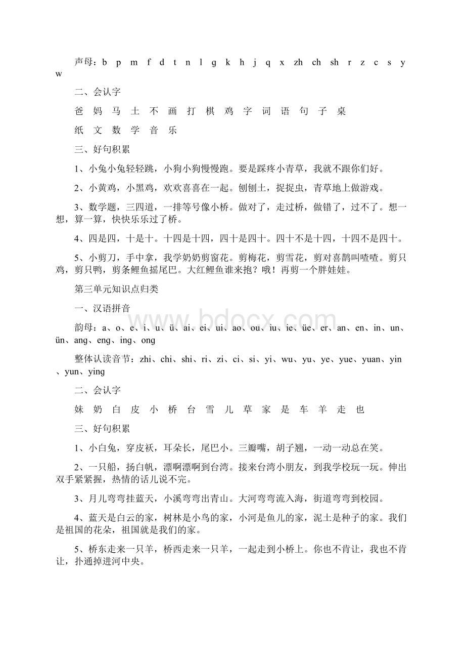 第一学期部编版语文一年级上册知识点2文档格式.docx_第2页