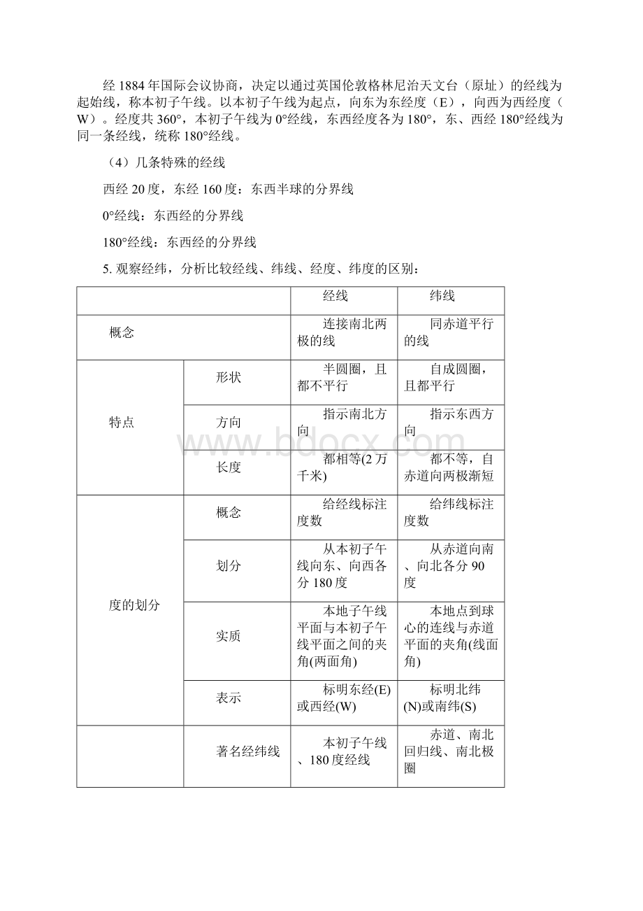 地理必修ⅰ湘教版地球和地球运动3学案精Word格式.docx_第3页