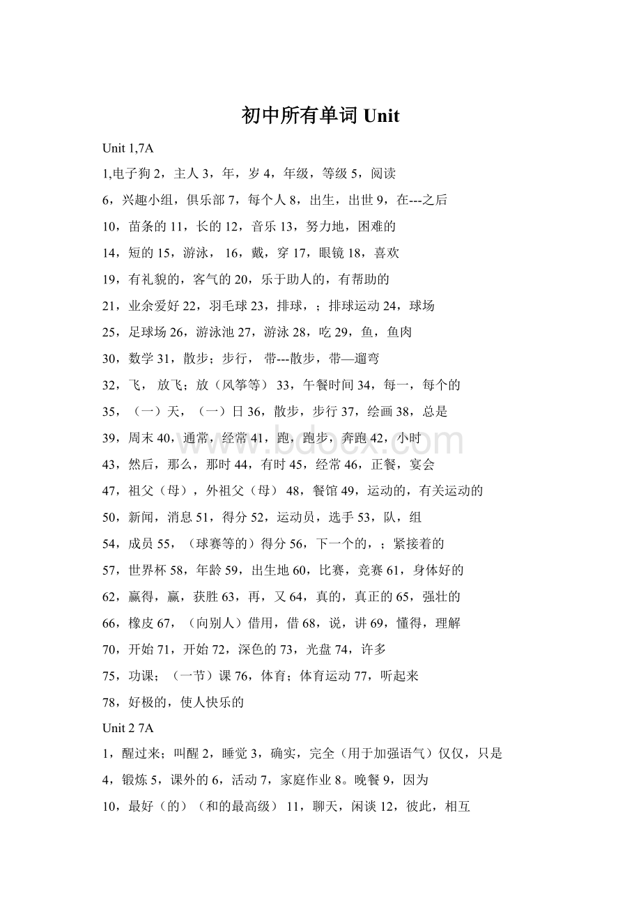 初中所有单词UnitWord文件下载.docx_第1页