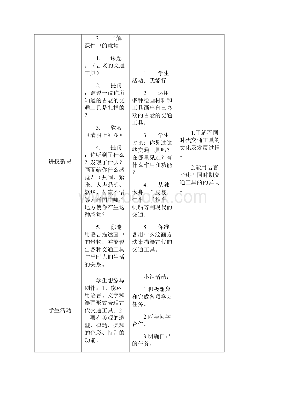 岭南版小学美术第六册教案Word文档格式.docx_第2页