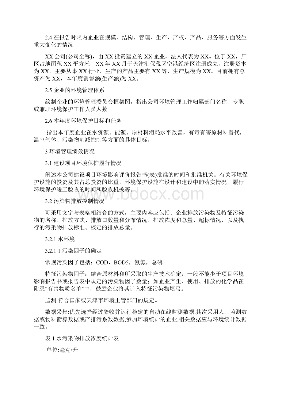 企业环境信息公开报告模板要点Word格式.docx_第2页