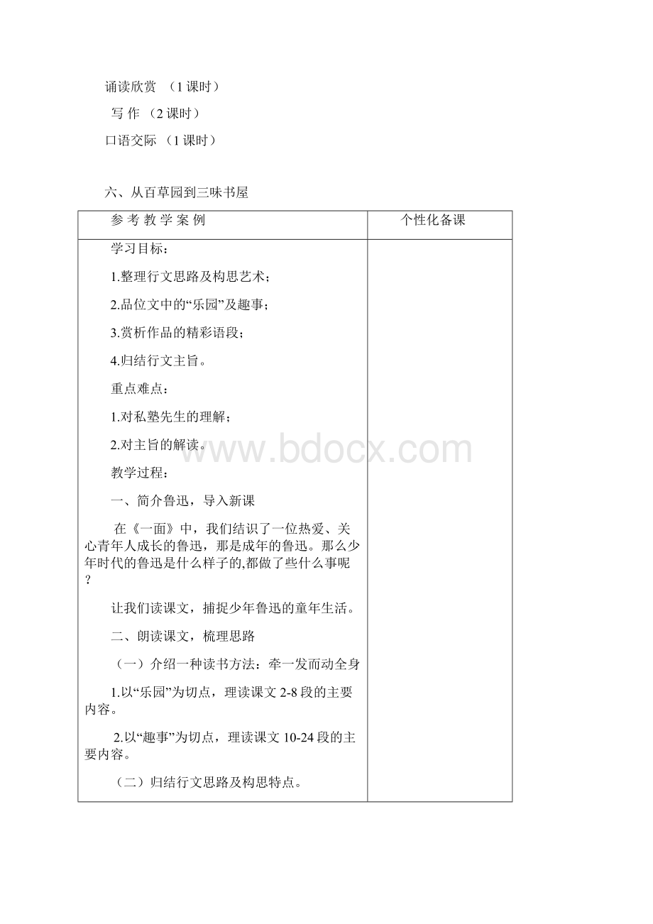 苏教版七年级语文下册第二单元教学分析Word文档下载推荐.docx_第3页