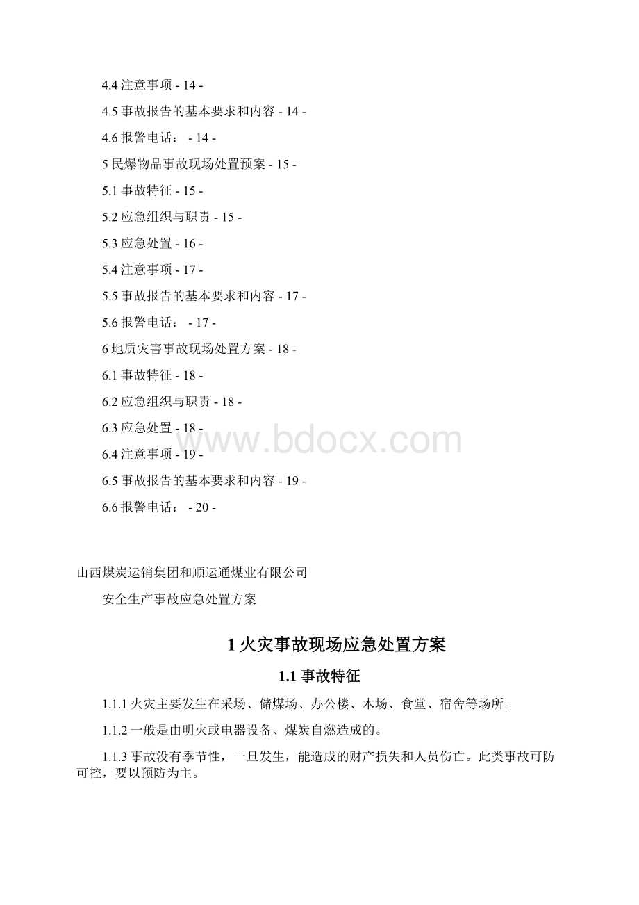 运通煤业现场处置方案1.docx_第2页