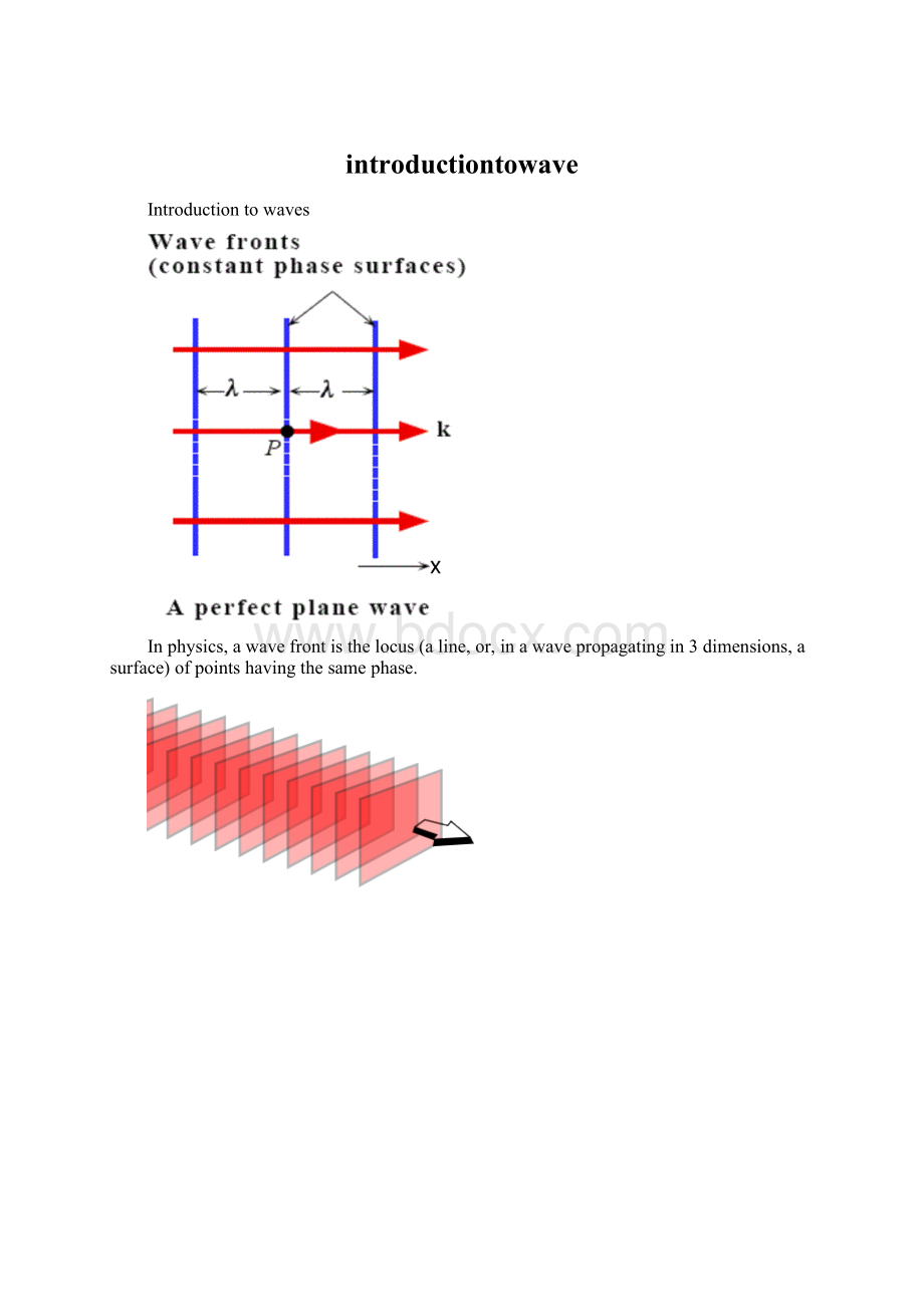 introductiontowaveWord格式文档下载.docx_第1页