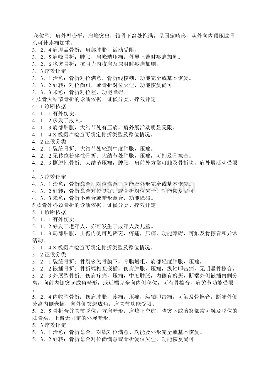 中医病证诊断疗效标准骨伤科Word文件下载.docx_第2页