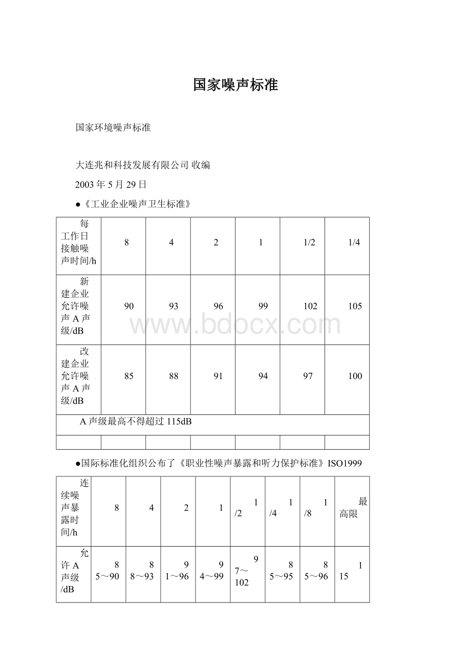 国家噪声标准.docx_第1页