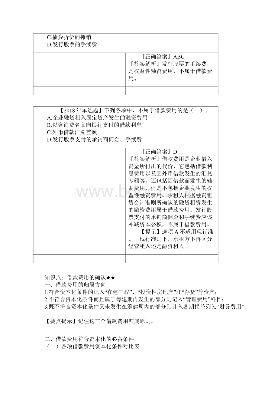 CPA 注册会计师 会计 分章节知识点详解第十一章 借款费用.docx_第2页