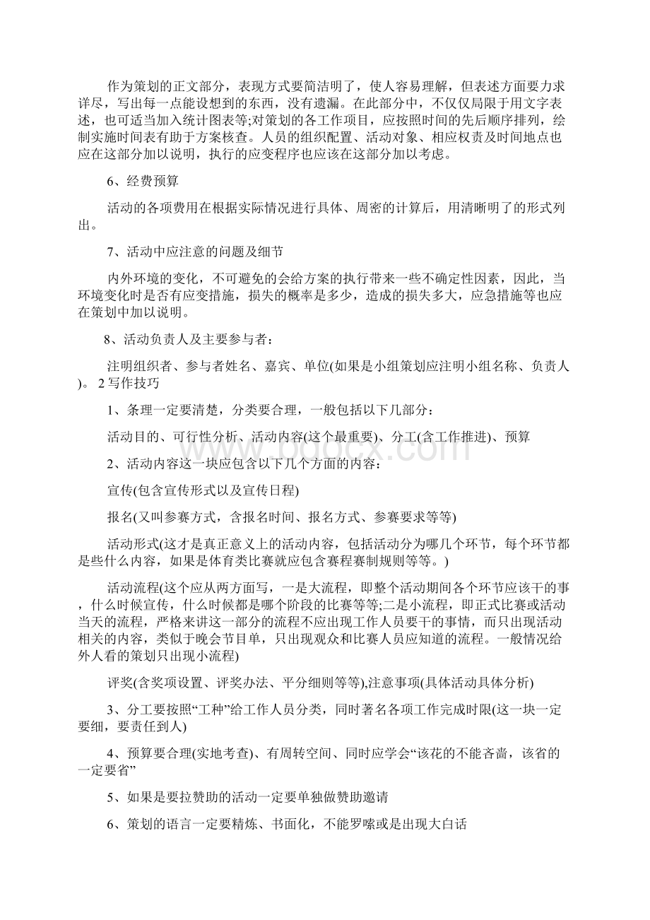 商业活动策划书格式.docx_第3页