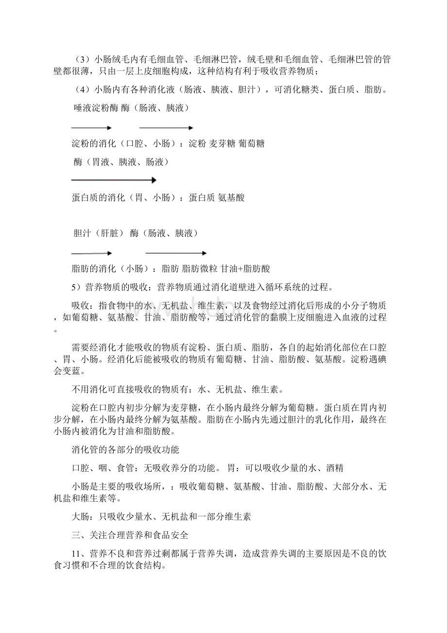 七年级下册生物总复习全资料.docx_第3页