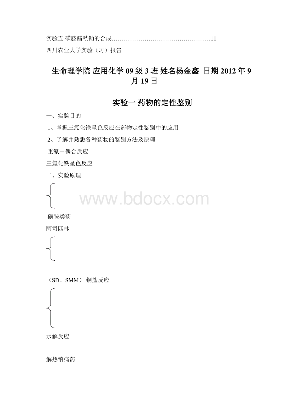 药物化学实验报告.docx_第2页