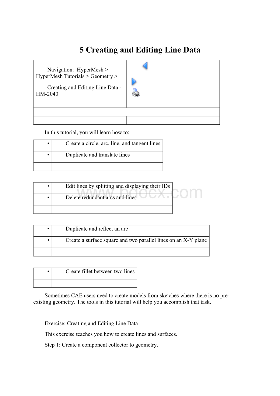 5 Creating and Editing Line DataWord下载.docx