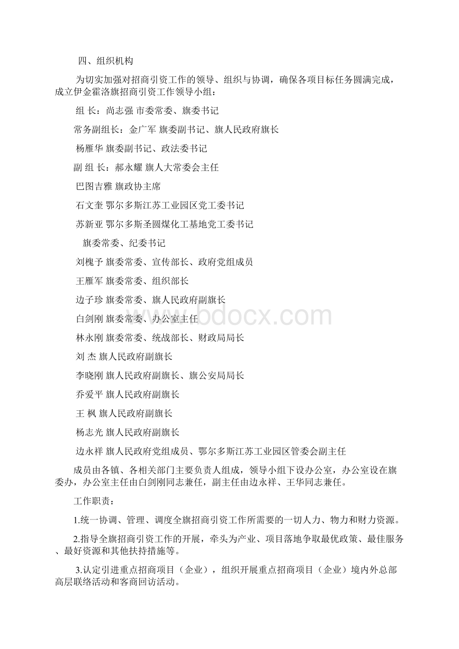 伊金霍洛旗招商引资工作方案试行.docx_第2页