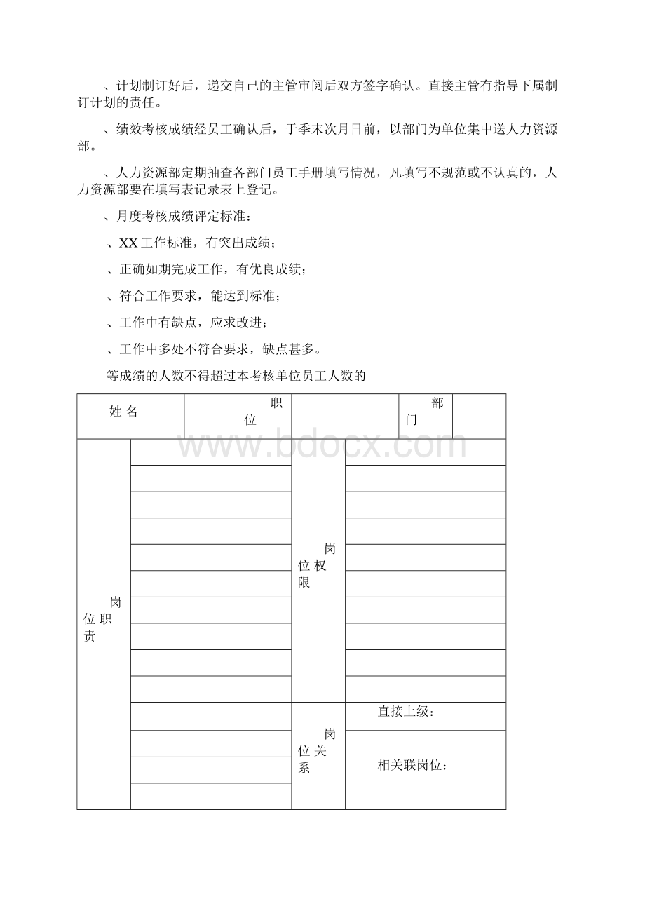 联通管理岗位员工绩效考核手册doc.docx_第2页