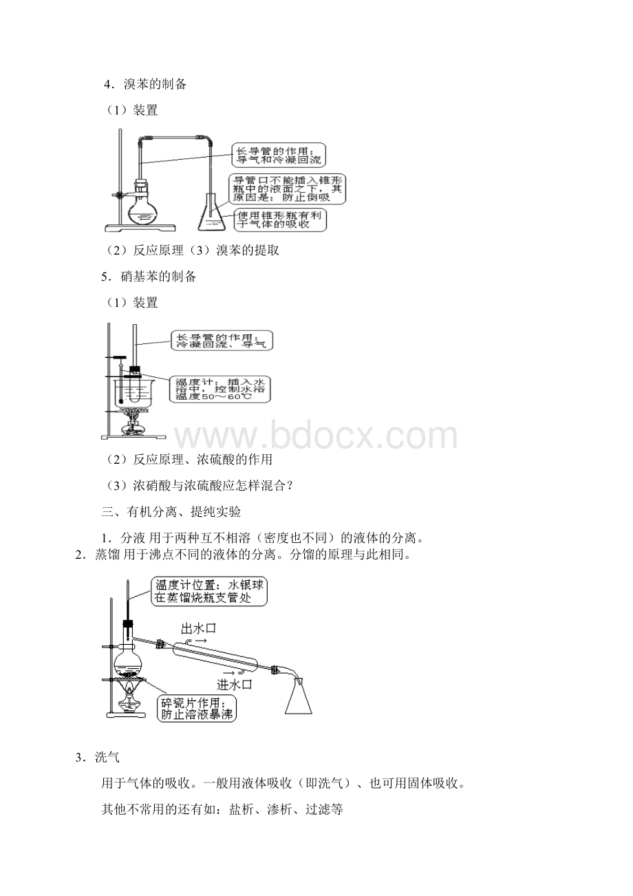 高考化学有机化学实验重点讲义Word文档格式.docx_第2页