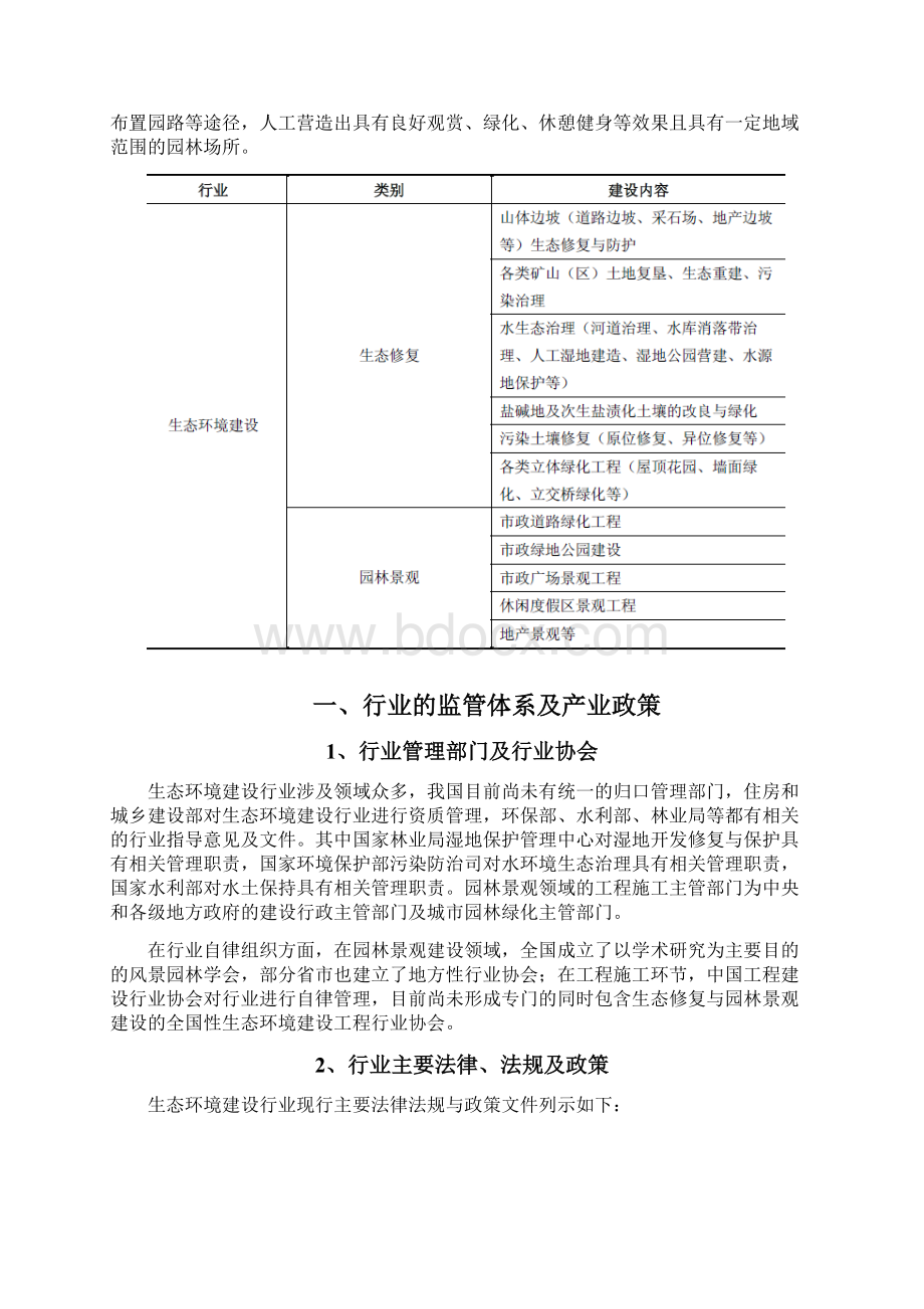 生态环境建设生态修复和园林景观行业分析报告Word文档下载推荐.docx_第3页