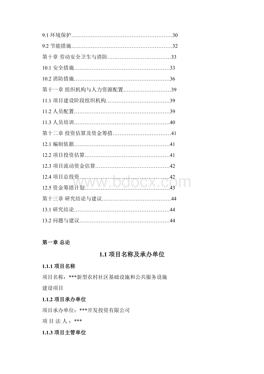 新型农村社区基础设施和公共服务射箭建设项目可行性研究报告.docx_第2页