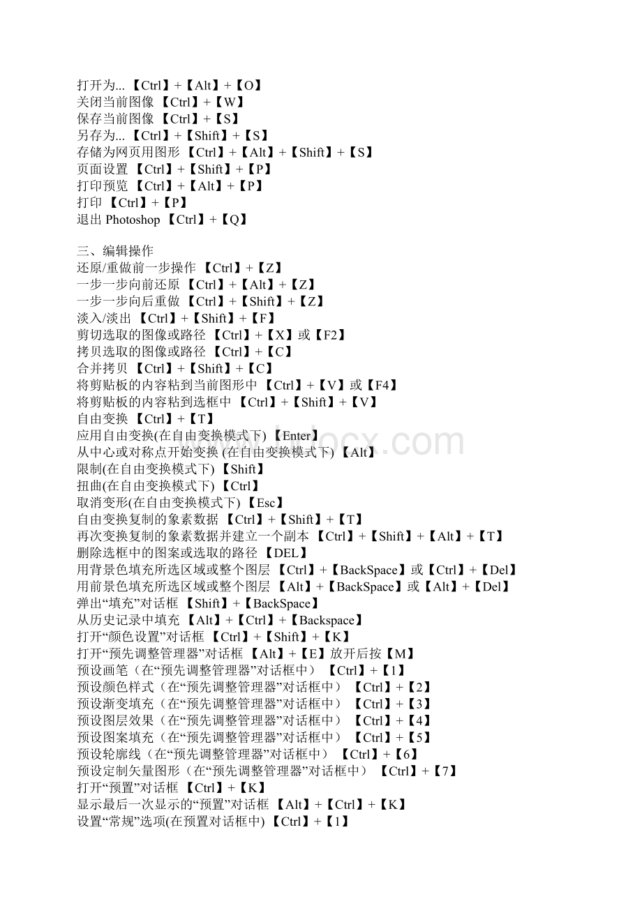 Photoshop快捷键及实用技巧大全.docx_第2页