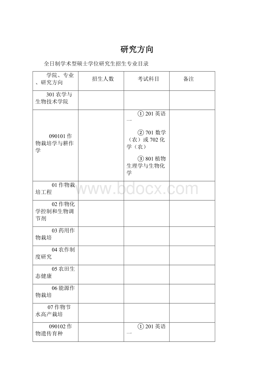 研究方向Word文件下载.docx