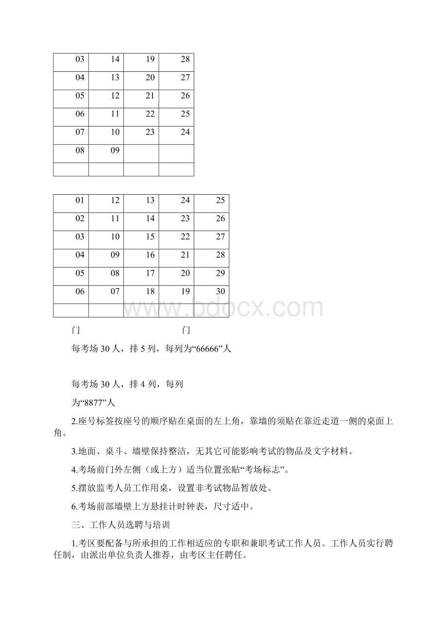 普通高中考试考务细则Word文档下载推荐.docx_第3页