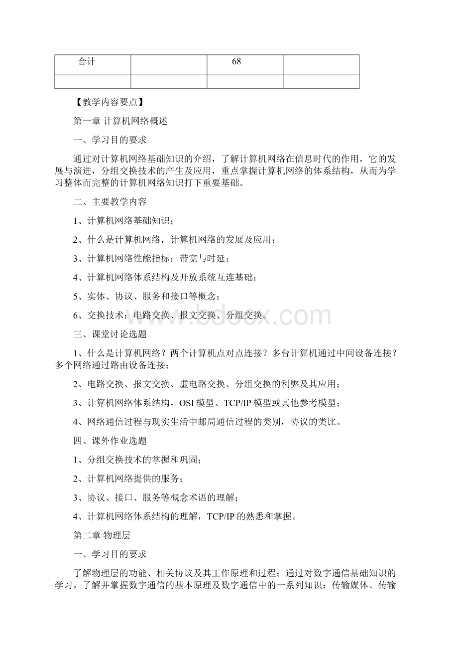 《计算机网络》课程教学大纲.docx_第3页