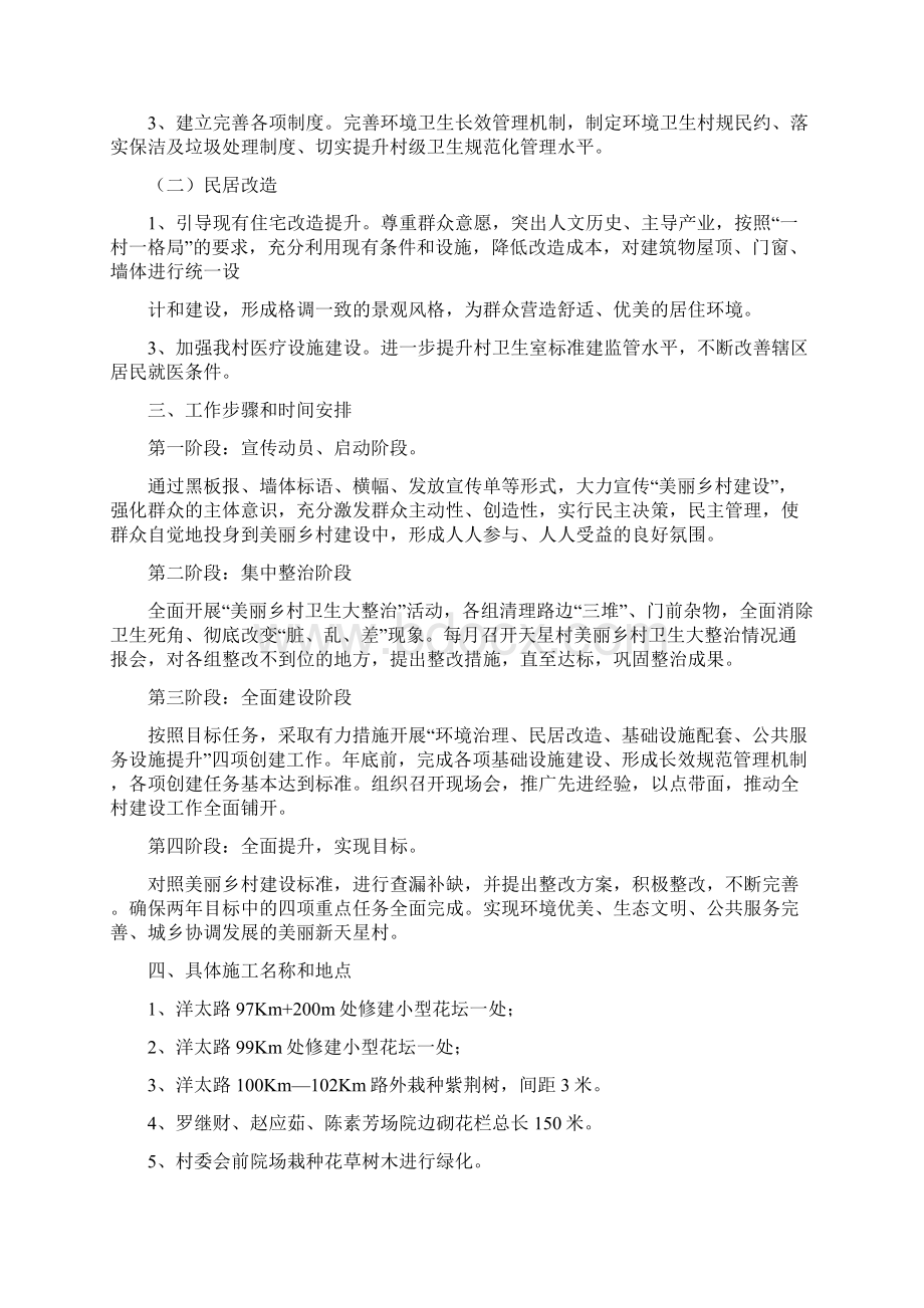 美丽乡村建设工作实施方案Word格式文档下载.docx_第2页