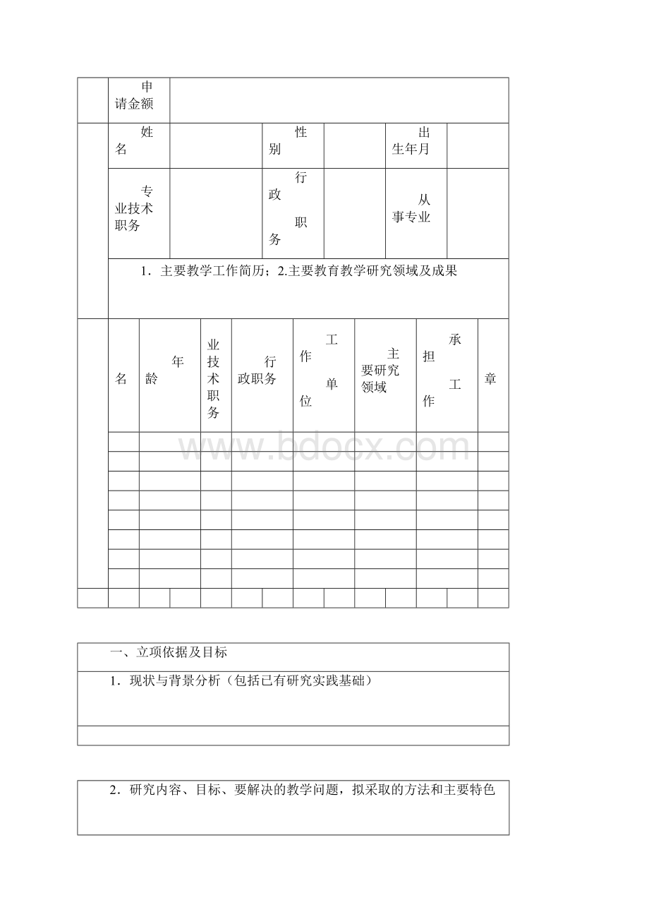 3教改项目申报书Word格式.docx_第2页