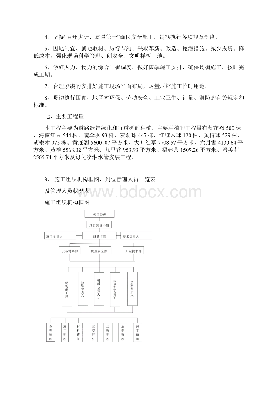 城市道路绿化施工组织设计方案docWord文件下载.docx_第3页