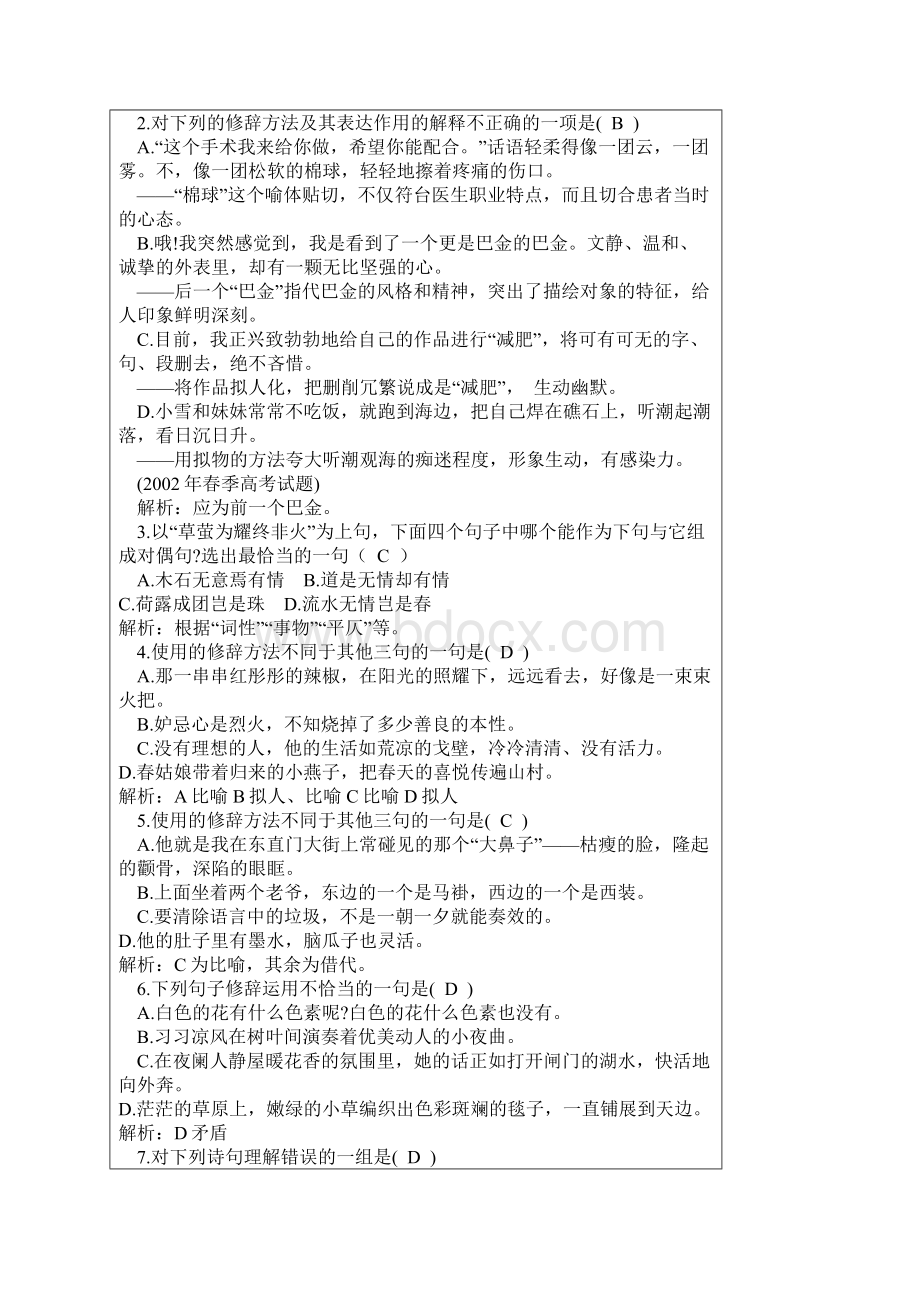 正确运用常见的修辞方法Word文件下载.docx_第2页