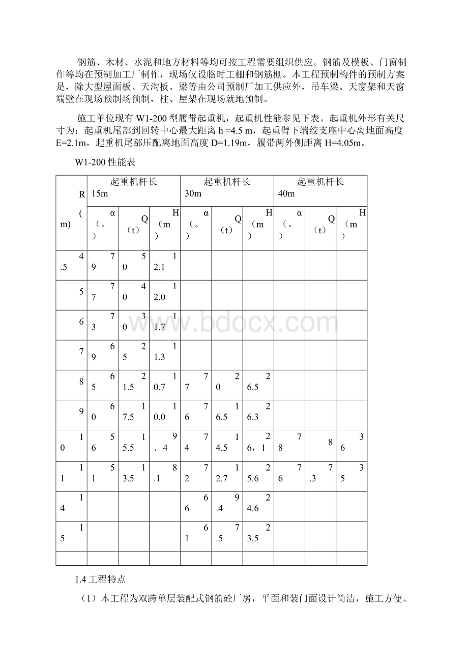 强烈推荐工程施工课程设计《某单层工业厂房项目施工组织设计施工方案书》.docx_第3页