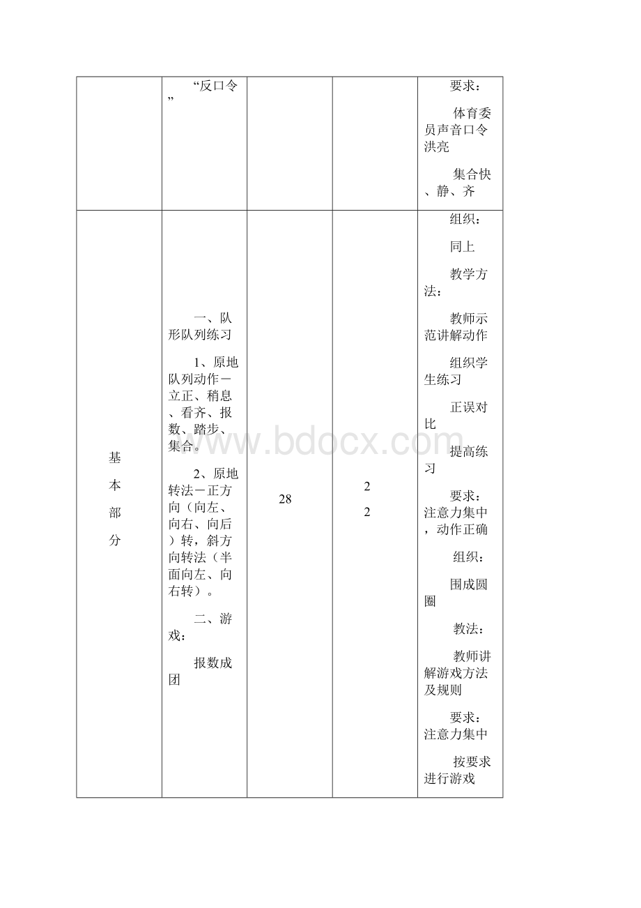 小学五年级体育教案上学期Word格式.docx_第3页