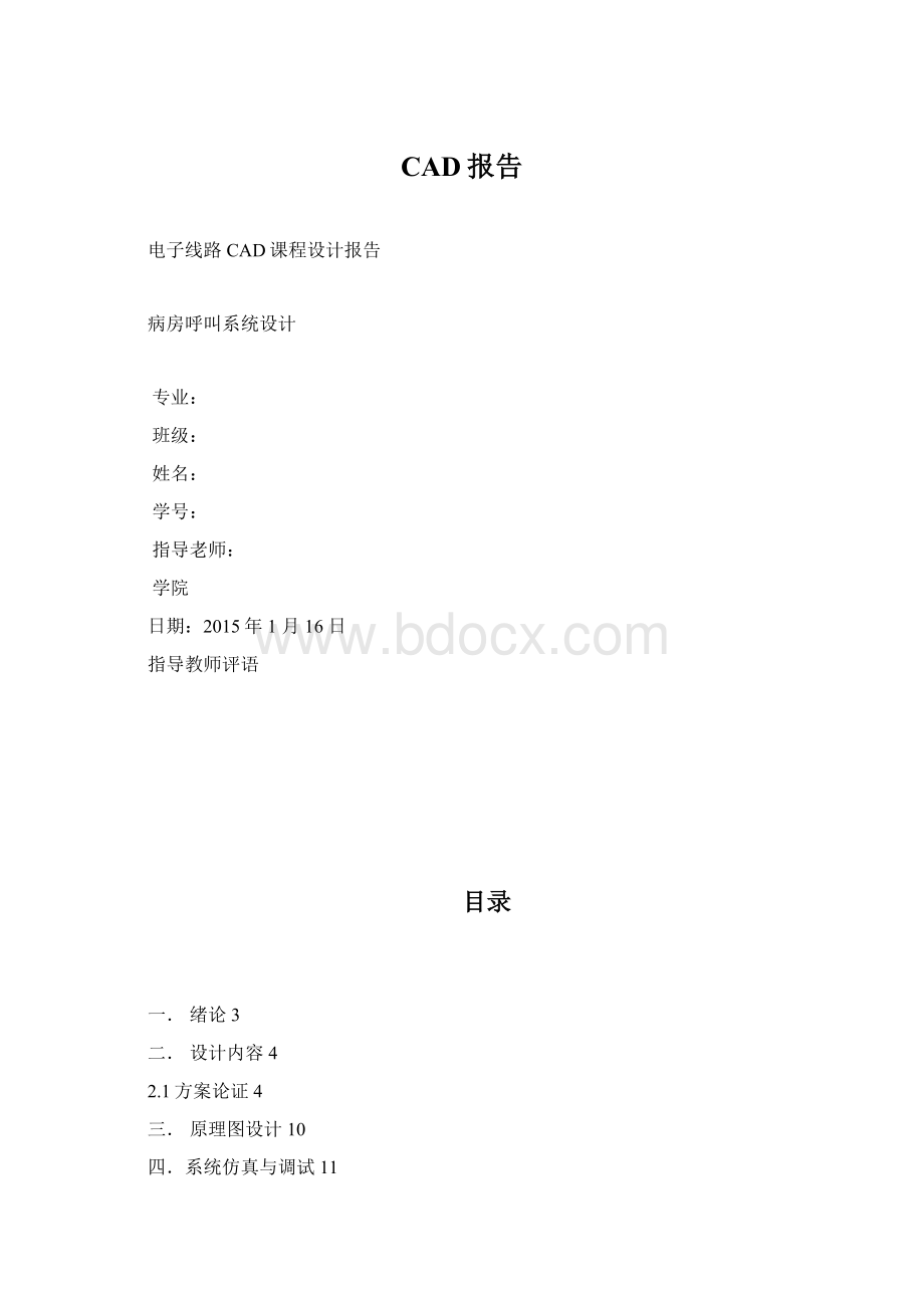 CAD报告Word下载.docx