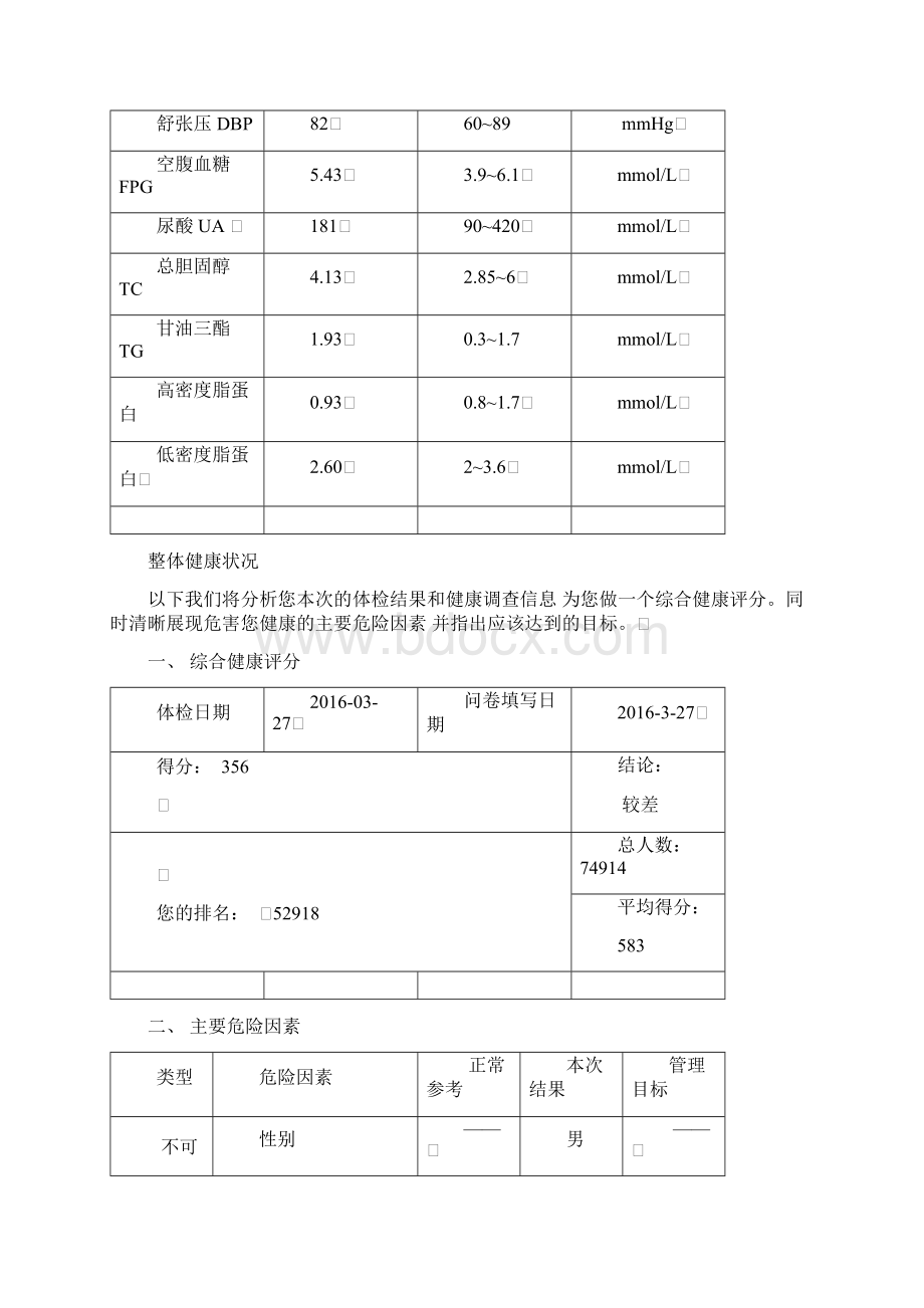 个人健康管理报告Word文档下载推荐.docx_第3页