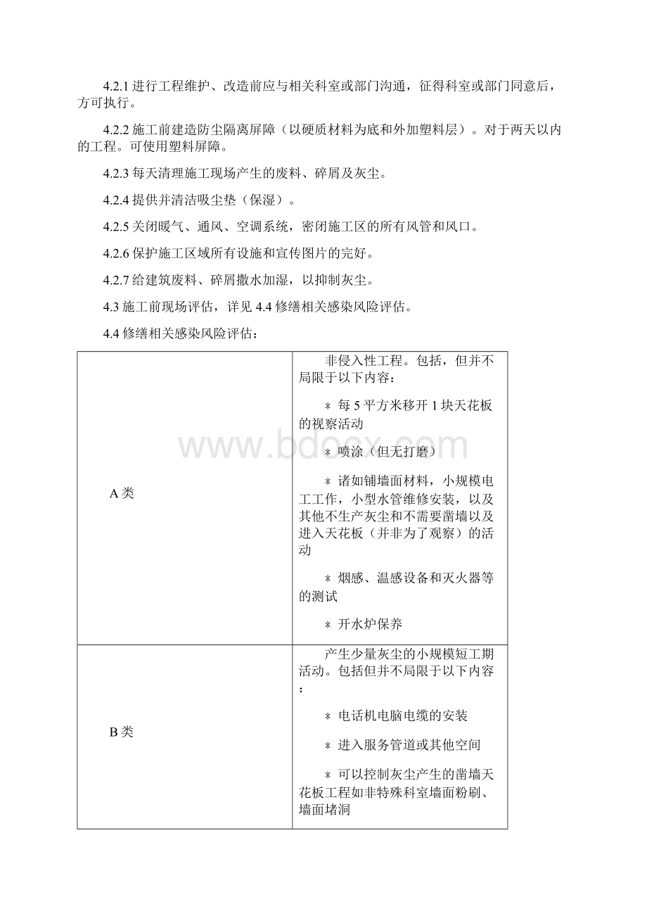 医院建筑修缮感染管理操作规程.docx_第2页