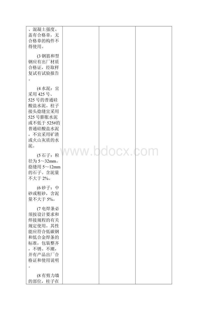 2预制钢筋砼框架结构构件安装Word文档下载推荐.docx_第2页