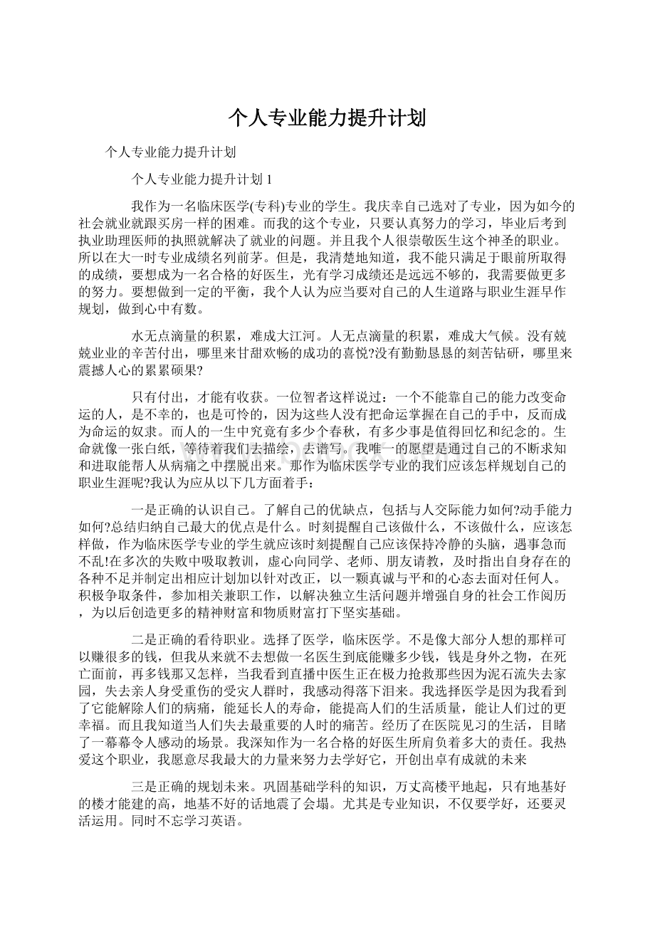 个人专业能力提升计划.docx