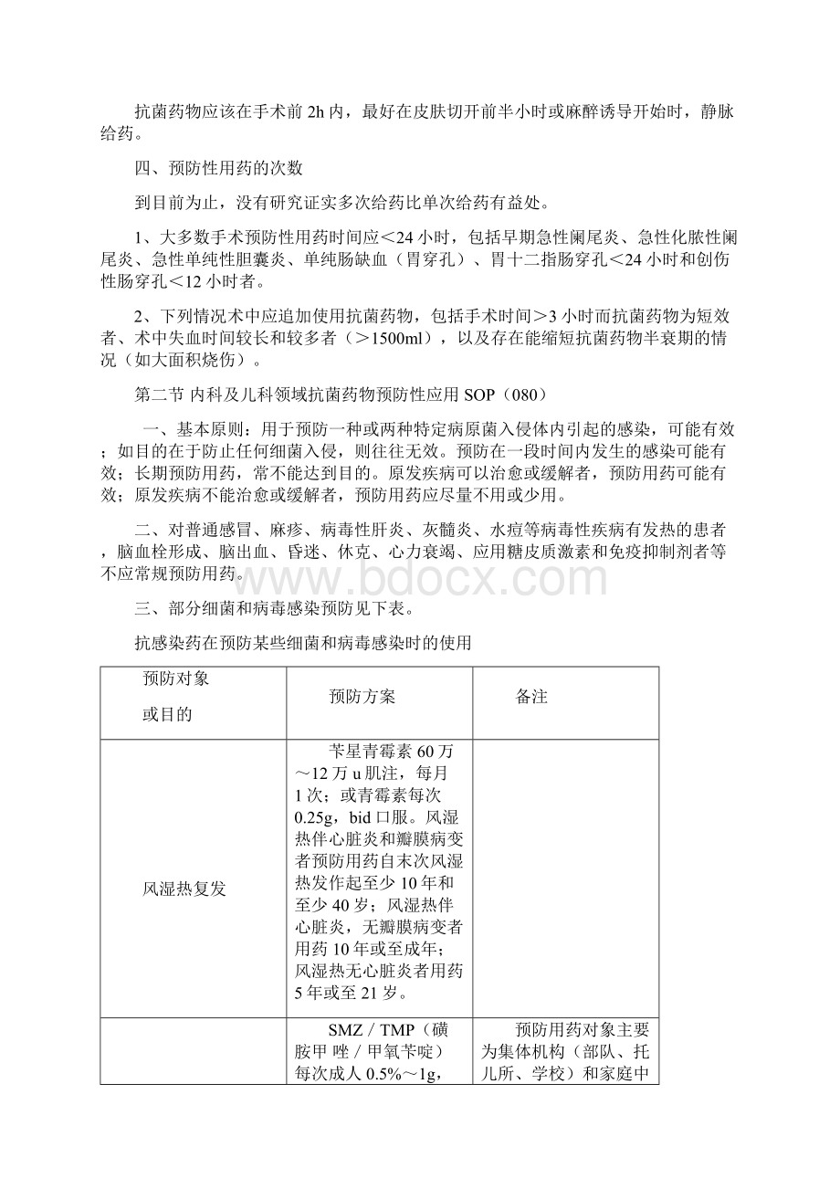 第八章抗菌药物临床应用管理SOPWord文件下载.docx_第2页